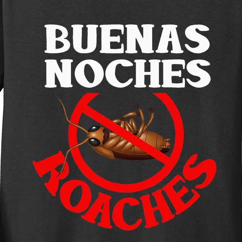 Pest Control Funny Anti Roaches Exterminator Gift Kids Long Sleeve Shirt