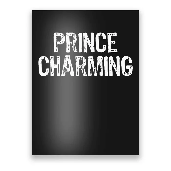 Prince Charming Fairytale Funny Sarcastic Fairy Tale Costume Poster