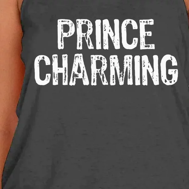 Prince Charming Fairytale Funny Sarcastic Fairy Tale Costume Women's Knotted Racerback Tank