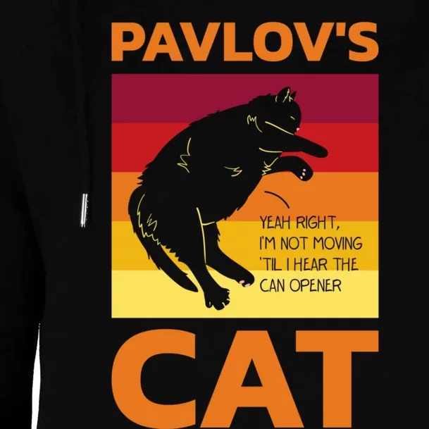 PavlovS Cat For Psychologists Womens Funnel Neck Pullover Hood