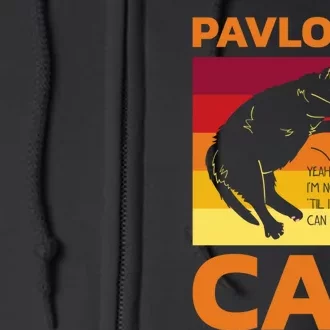 PavlovS Cat For Psychologists Full Zip Hoodie