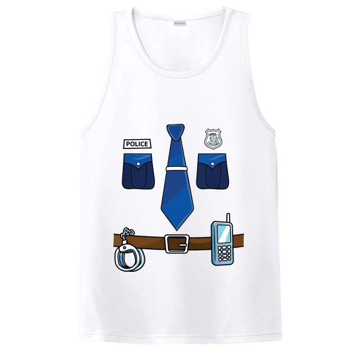 Police Costume For Halloween Police Officer Performance Tank