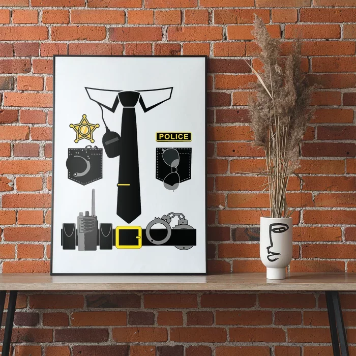 Police Costume For Halloween Costume Law Enforcer Poster