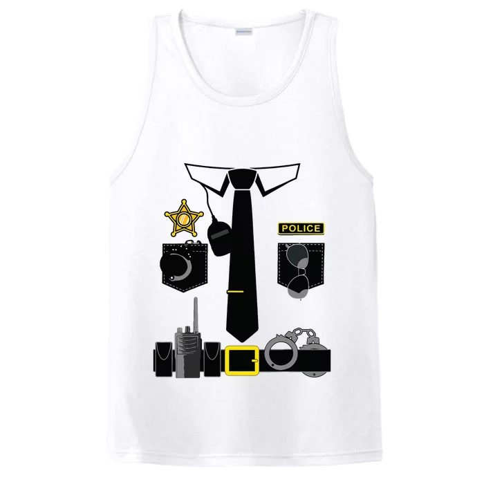 Police Costume For Halloween Costume Law Enforcer Performance Tank