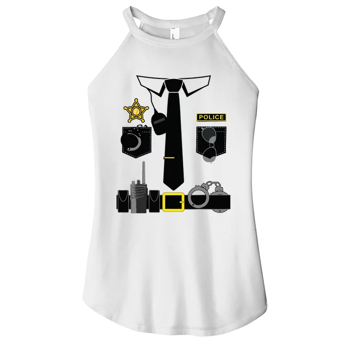 Police Costume For Halloween Costume Law Enforcer Women’s Perfect Tri Rocker Tank