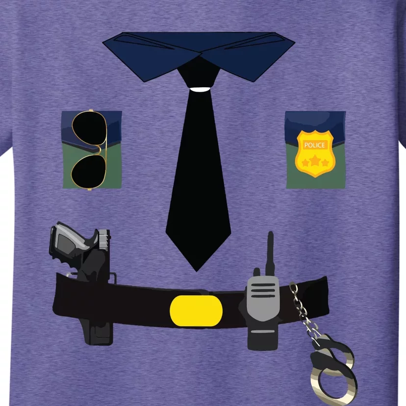 Police Costume For Halloween Police Officer T-Shirt