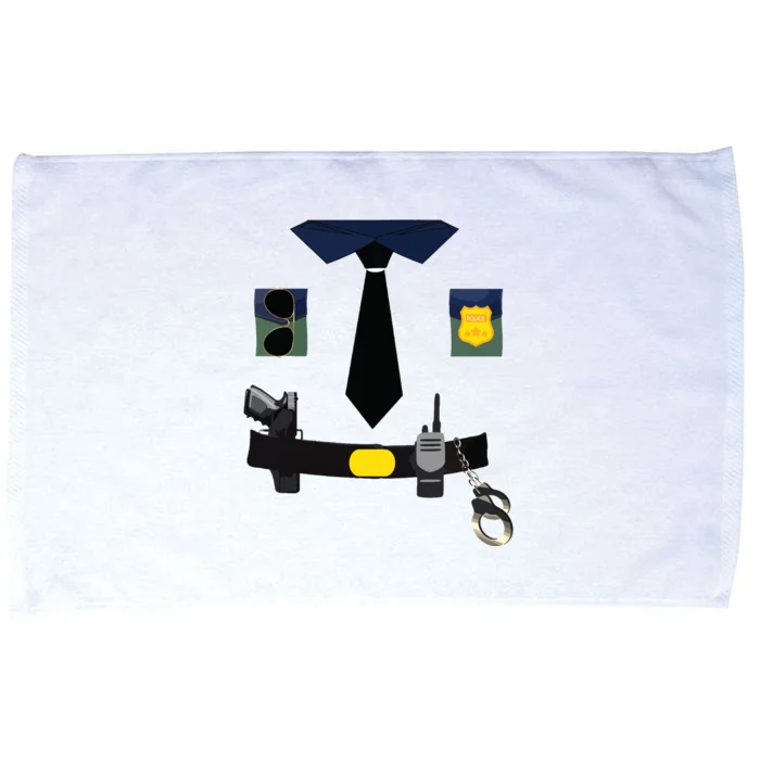 Police Costume For Halloween Police Officer Microfiber Hand Towel