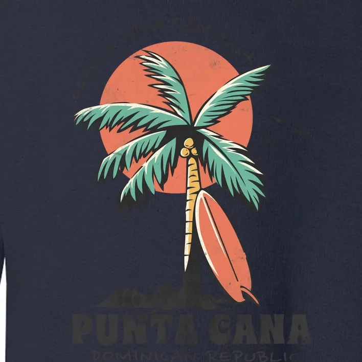 Punta Cana Family Vacation 2024 Matching Dominican Republic Toddler Sweatshirt