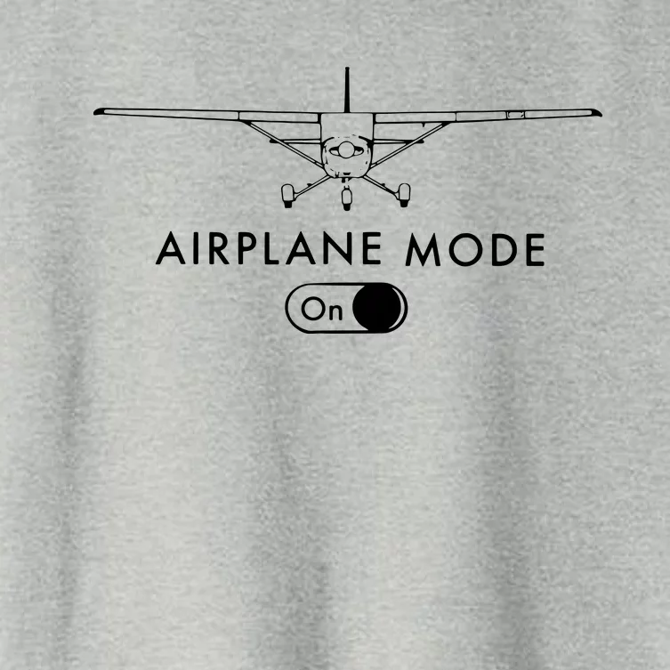 Pilot C172 Flying Gift Airplane Mode Women's Crop Top Tee