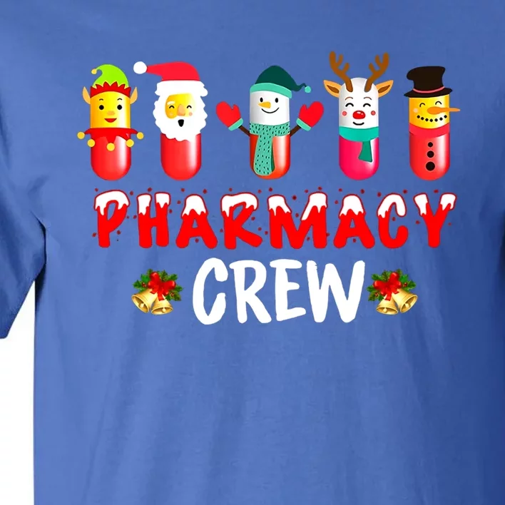 Pharmacy Crew Funny Pharmacists Tech Christmas Gift Tall T-Shirt