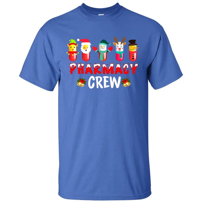 Pharmacy Crew Funny Pharmacists Tech Christmas Gift Tall T-Shirt