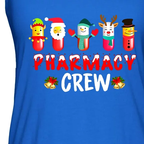 Pharmacy Crew Funny Pharmacists Tech Christmas Gift Ladies Essential Flowy Tank