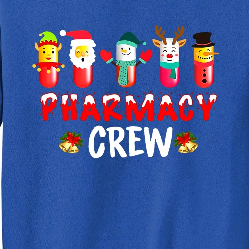 Pharmacy Crew Funny Pharmacists Tech Christmas Gift Tall Sweatshirt