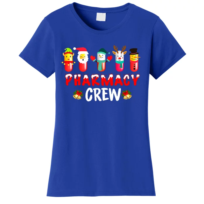 Pharmacy Crew Funny Pharmacists Tech Christmas Gift Women's T-Shirt