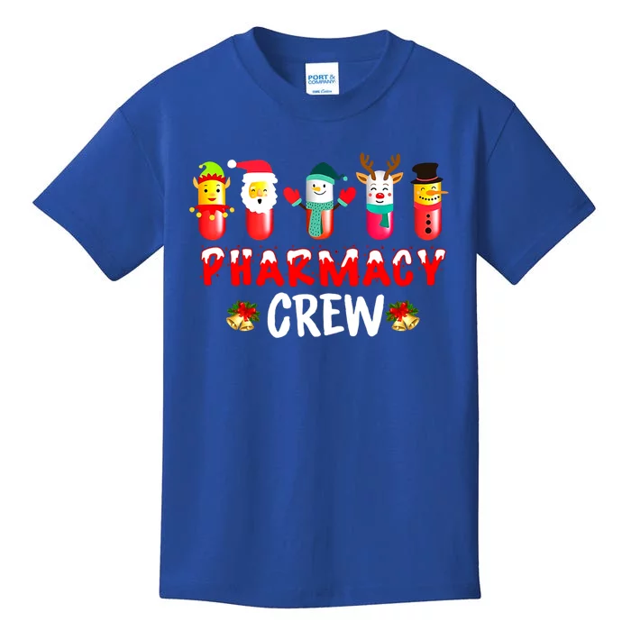 Pharmacy Crew Funny Pharmacists Tech Christmas Gift Kids T-Shirt