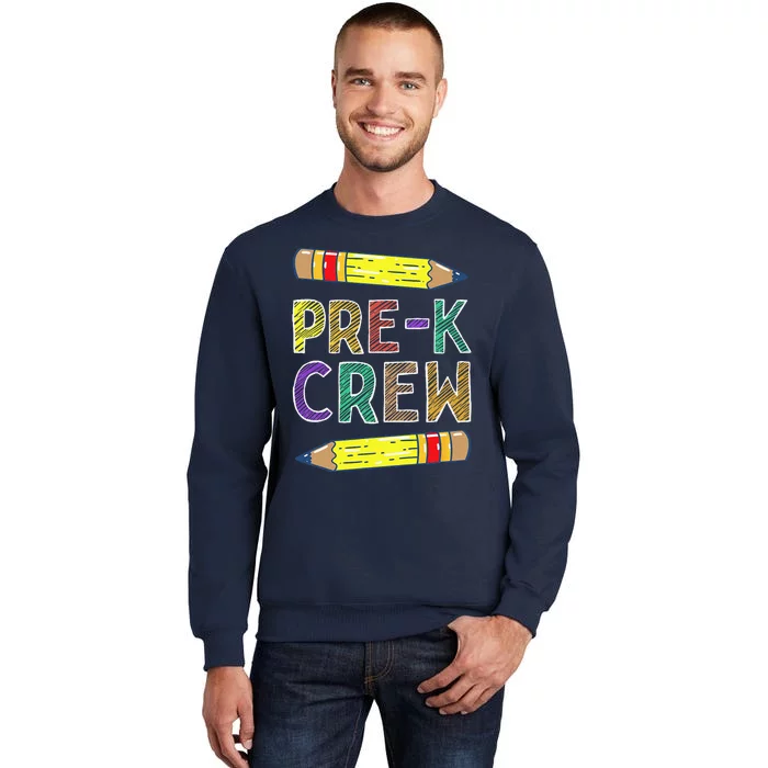 PreK Crew Funny PreK Teachers Back To School Sweatshirt