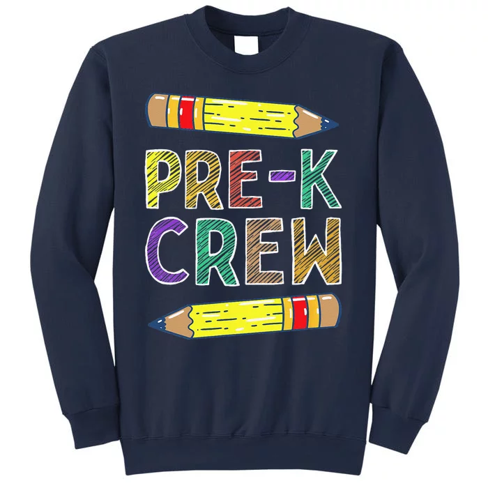 PreK Crew Funny PreK Teachers Back To School Sweatshirt