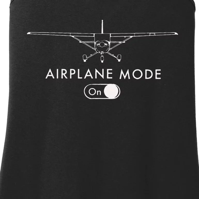 Pilot C172 Flying Gift Airplane Mode Short Sleeve Ladies Essential Tank