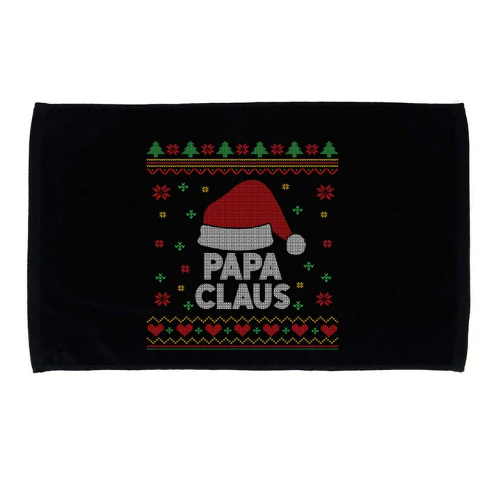 Papa Claus Gift Santa Christmas Funny Gift Meaningful Gift Microfiber Hand Towel