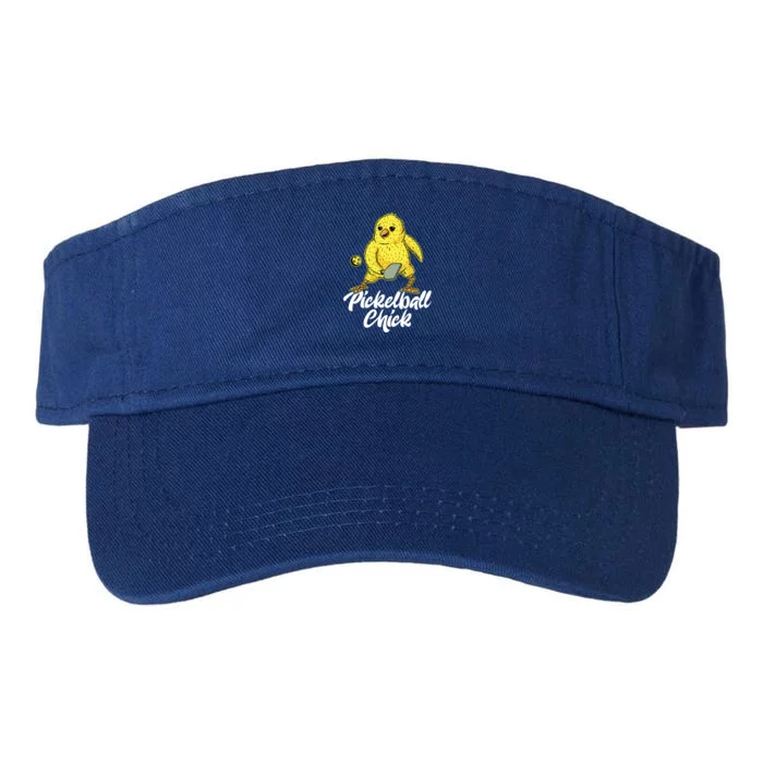 Pickleball Chick Gift Valucap Bio-Washed Visor