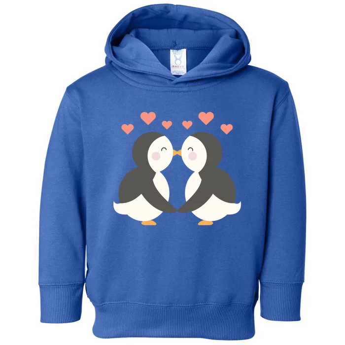 Penguin Couples Gift Wedding Anniversary Valentines Lgbtq Funny Gift Toddler Hoodie