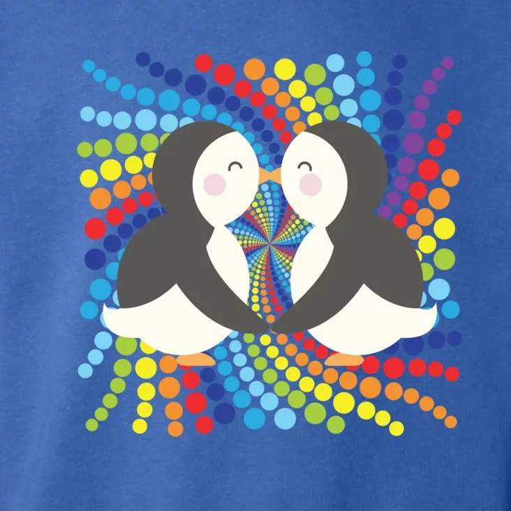 Penguin Couples Gift Wedding Anniversary Valentines Lgbtq Funny Gift Toddler Hoodie