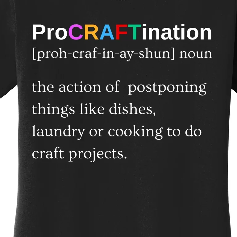 Procraftination Crafting Gift Women's T-Shirt