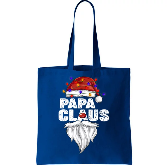 Papa Claus Gift Family Matching Papa Claus Pajama Cool Gift Tote Bag