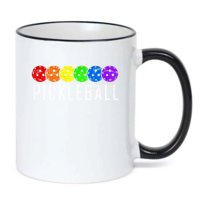 Pickleball Cool Gift Black Color Changing Mug