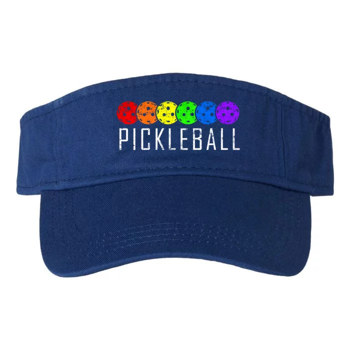 Pickleball Cool Gift Valucap Bio-Washed Visor