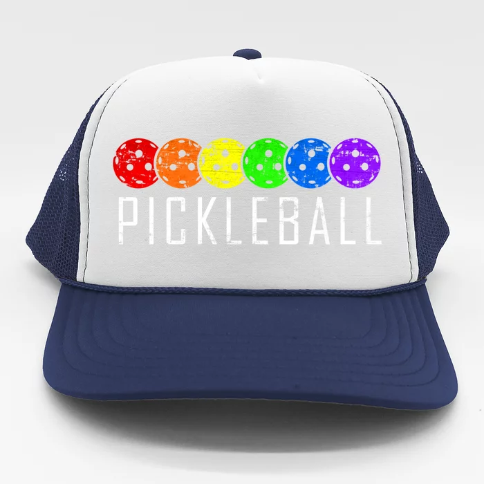 Pickleball Cool Gift Trucker Hat