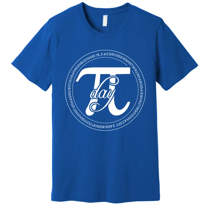 Pi Cool Gift 3 14 Math Teacher Pi National Day Pi Day Cute Gift Pi Cool Gift Premium T-Shirt