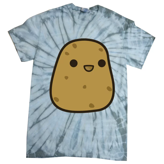 Potato Cool Gift Cute Food Graphic Funny Gift For Potato Lovers Tie-Dye T-Shirt