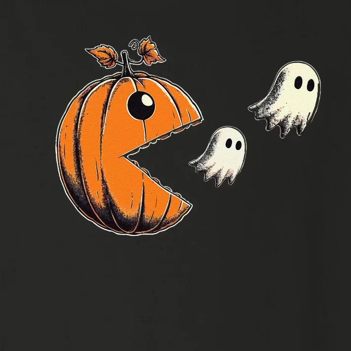 Pacpumpkin Chasing Ghosts Halloween Toddler Long Sleeve Shirt