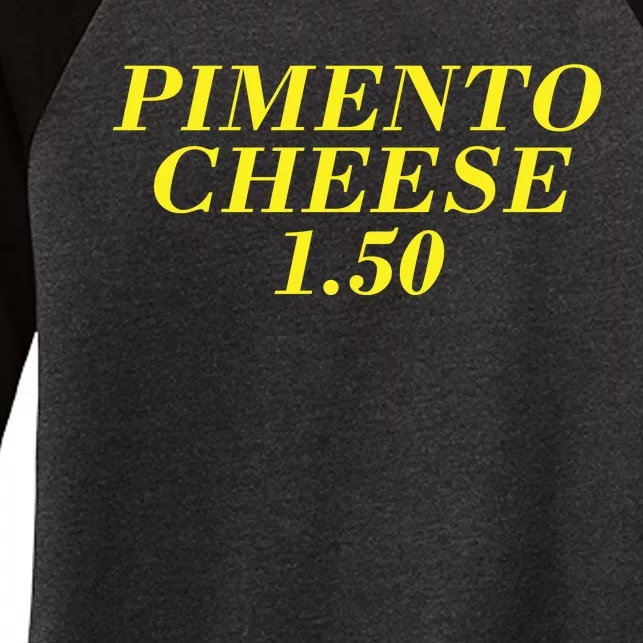 Pimento Cheese Golf Dad Women's Tri-Blend 3/4-Sleeve Raglan Shirt