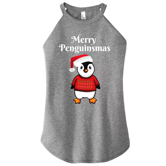 Penguin Christmas Gift Women’s Perfect Tri Rocker Tank