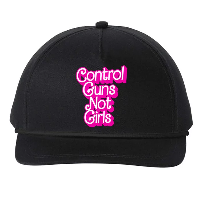 P.I.N.K Control Guns Not G.I.R.L.S Women Rights Feminist Snapback Five-Panel Rope Hat