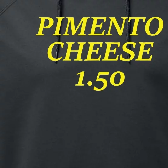 Pimento Cheese Golf Dad Performance Fleece Hoodie