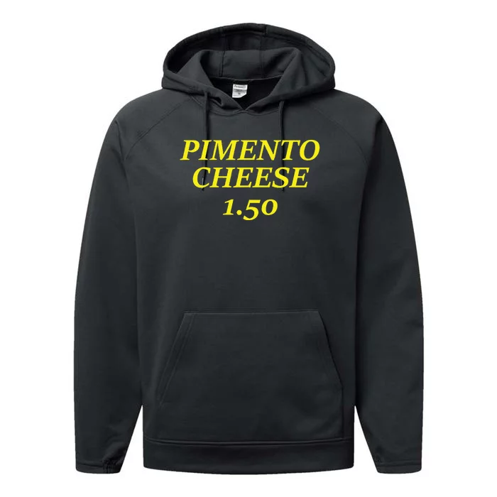 Pimento Cheese Golf Dad Performance Fleece Hoodie