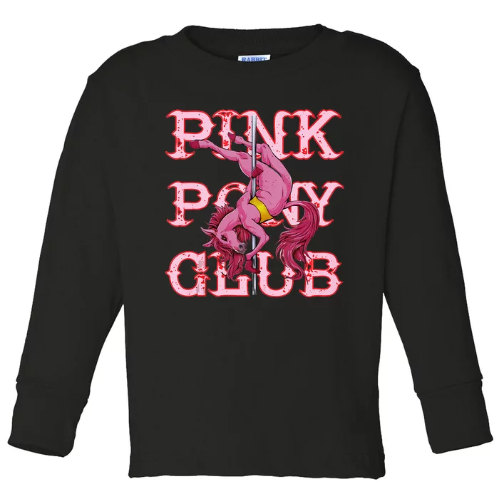 Pony Club Groovy Birthday Cowgirl Toddler Long Sleeve Shirt