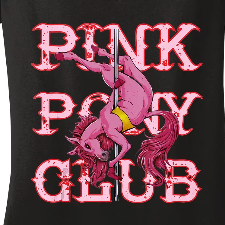 Pony Club Groovy Birthday Cowgirl Women's V-Neck T-Shirt