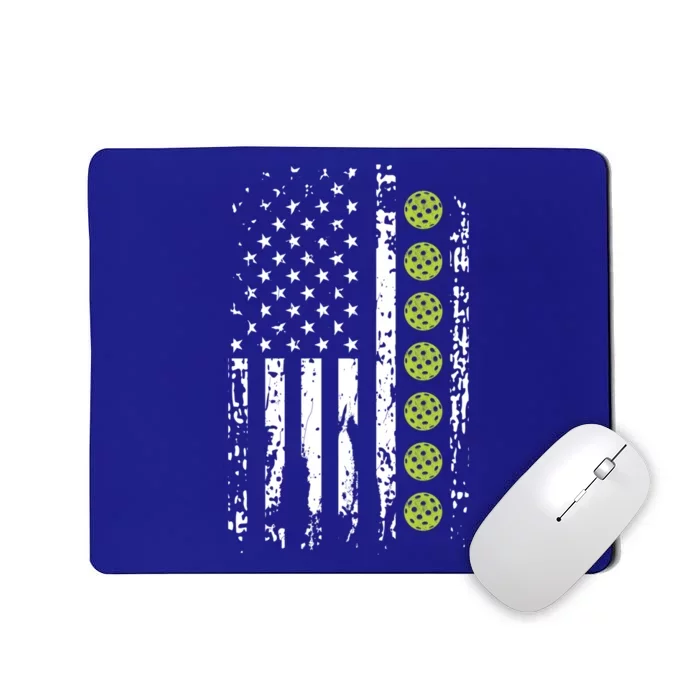 Pickleball Cool Gift American Flag Pickleball Player Gift Cute Gift Mousepad