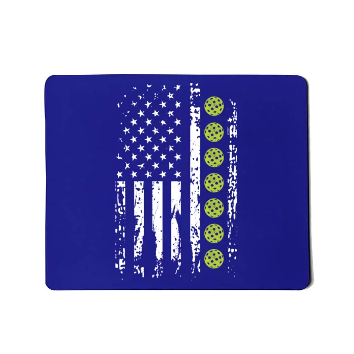 Pickleball Cool Gift American Flag Pickleball Player Gift Cute Gift Mousepad