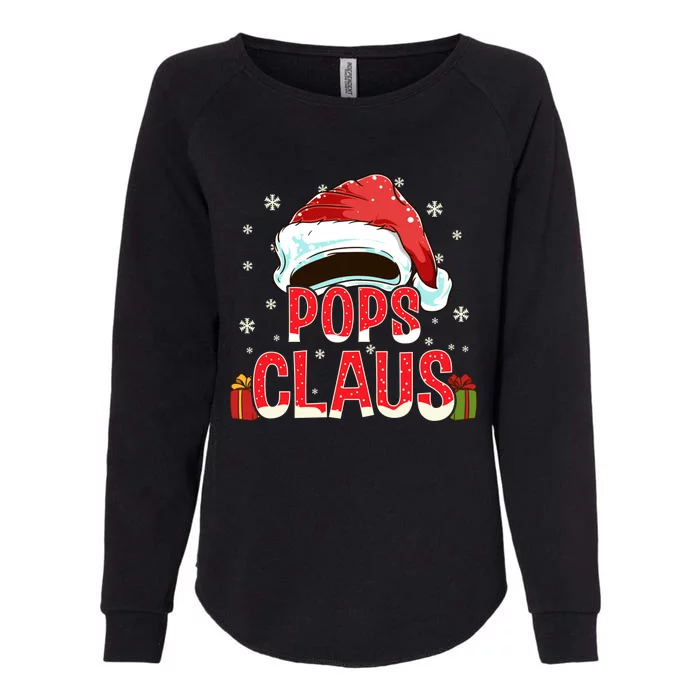 Pops Claus Group Funny Gift Matching Family Christmas Great Gift Womens California Wash Sweatshirt