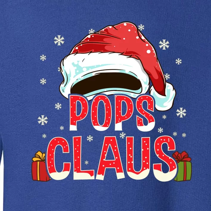 Pops Claus Group Funny Gift Matching Family Christmas Great Gift Toddler Sweatshirt