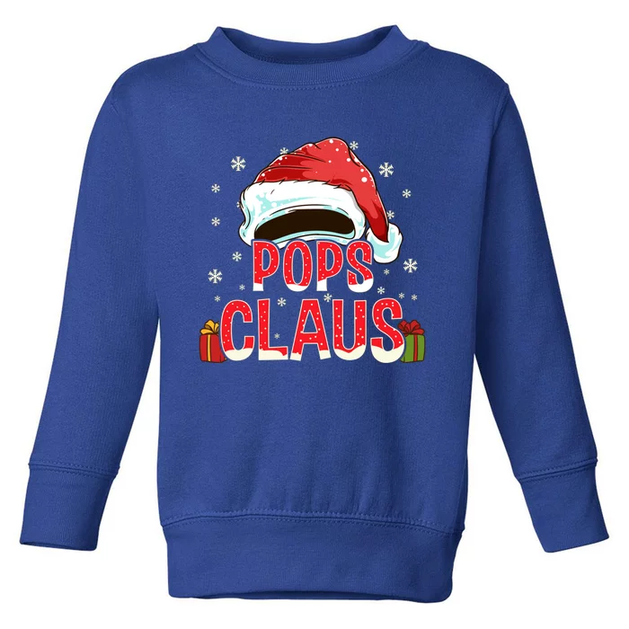 Pops Claus Group Funny Gift Matching Family Christmas Great Gift Toddler Sweatshirt