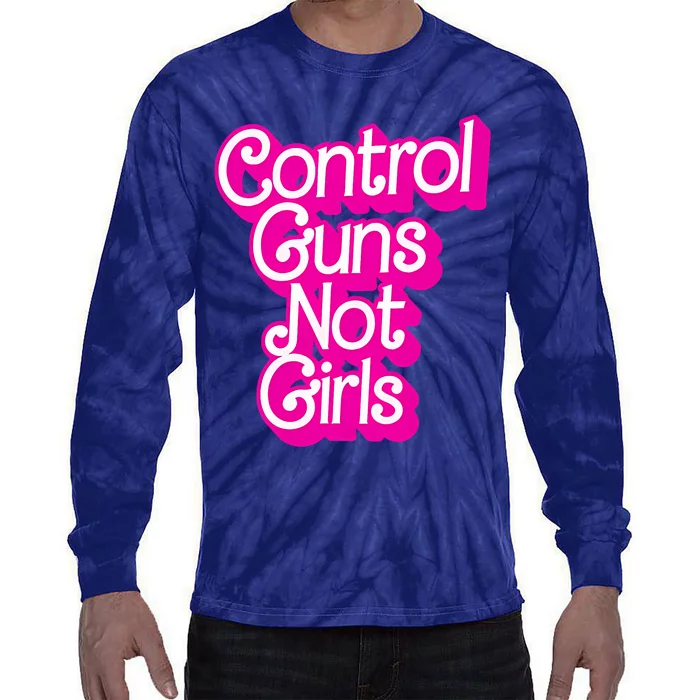 P.Ink Control Guns Not Girl.S Women Rights Feminist Tie-Dye Long Sleeve Shirt