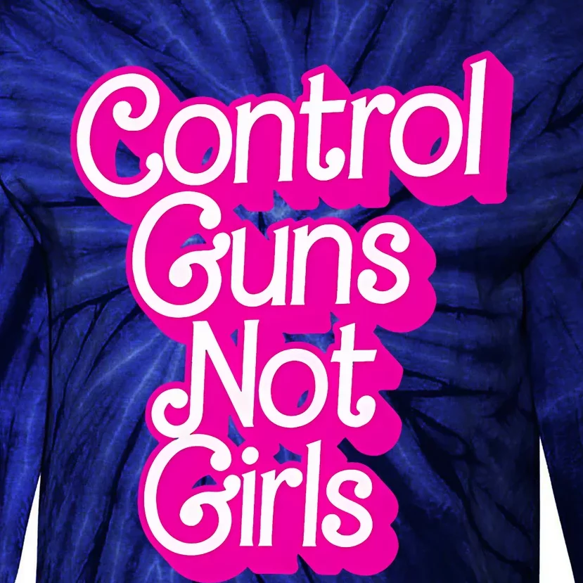 P.Ink Control Guns Not Girl.S Women Rights Feminist Tie-Dye Long Sleeve Shirt