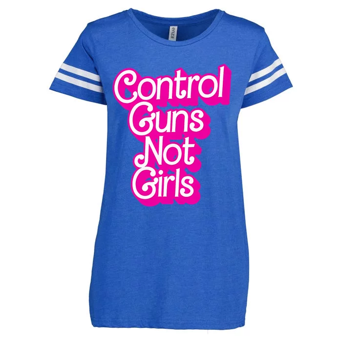 P.Ink Control Guns Not Girl.S Women Rights Feminist Enza Ladies Jersey Football T-Shirt