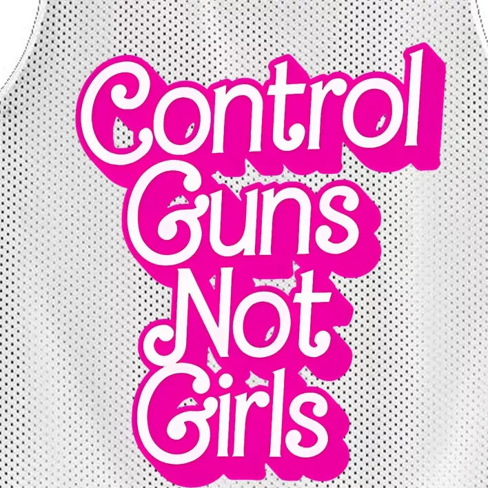 P.Ink Control Guns Not Girl.S Women Rights Feminist Mesh Reversible Basketball Jersey Tank